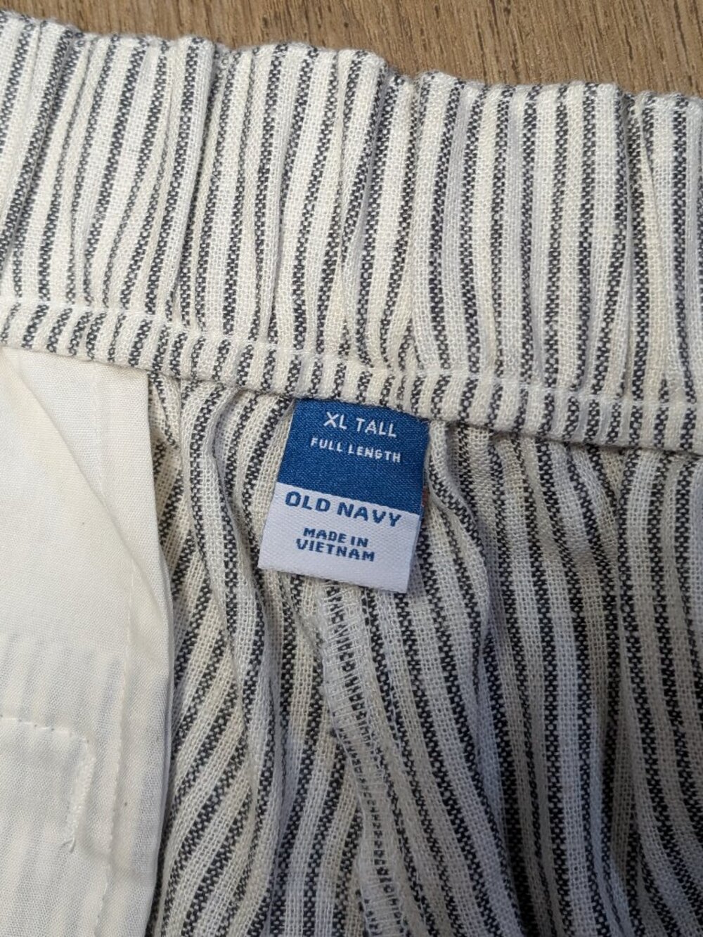 NWT Old Navy Womens High-Waisted Linen-Blend Pleated Front Pants Size XL Tall - Picture 5 of 11